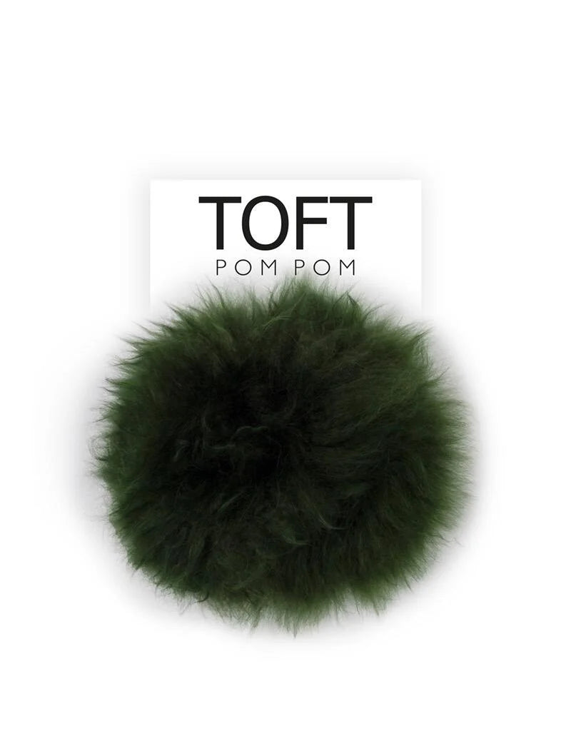Toft Alpaca Pom Pom - Green