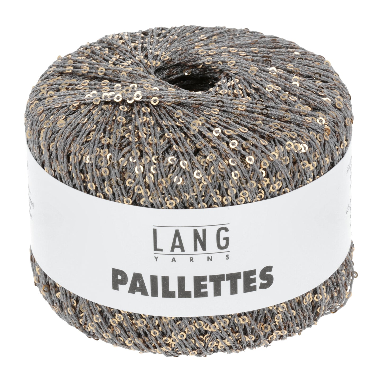 Paillettes by Lang Yarn - Grey with Gold (03)