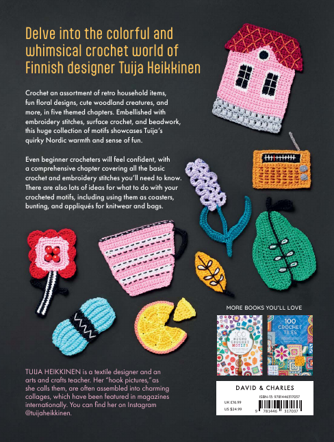 Cozy Crochet Motifs -  75 Playful Motifs with a Modern Retro Style by by Tuija Heikkinen