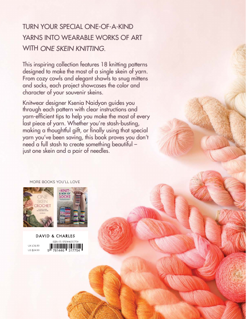 One-Skein Knitting - 18 knitting patterns for single skeins of yarn by Ksenia Naidyon