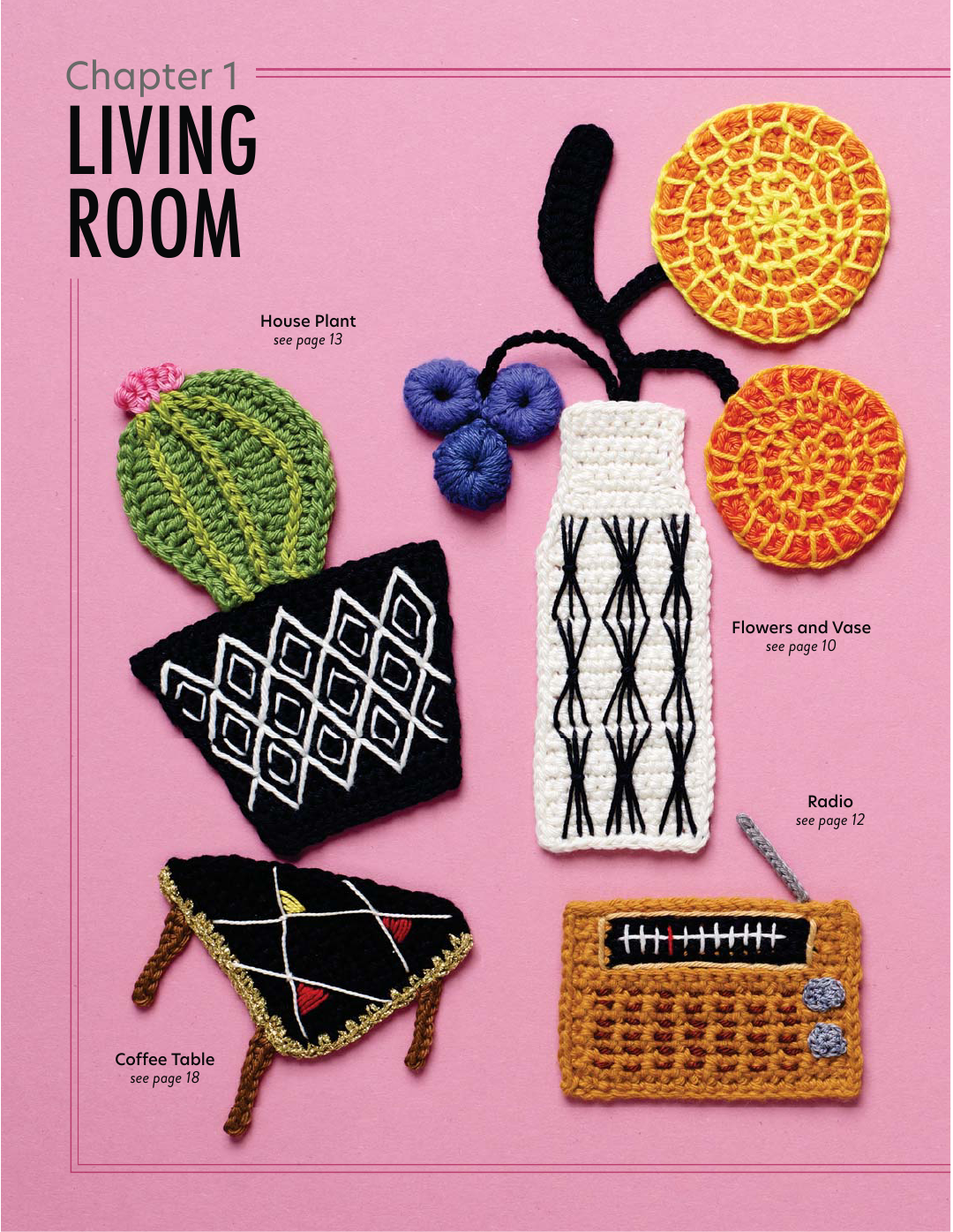 Cozy Crochet Motifs -  75 Playful Motifs with a Modern Retro Style by by Tuija Heikkinen