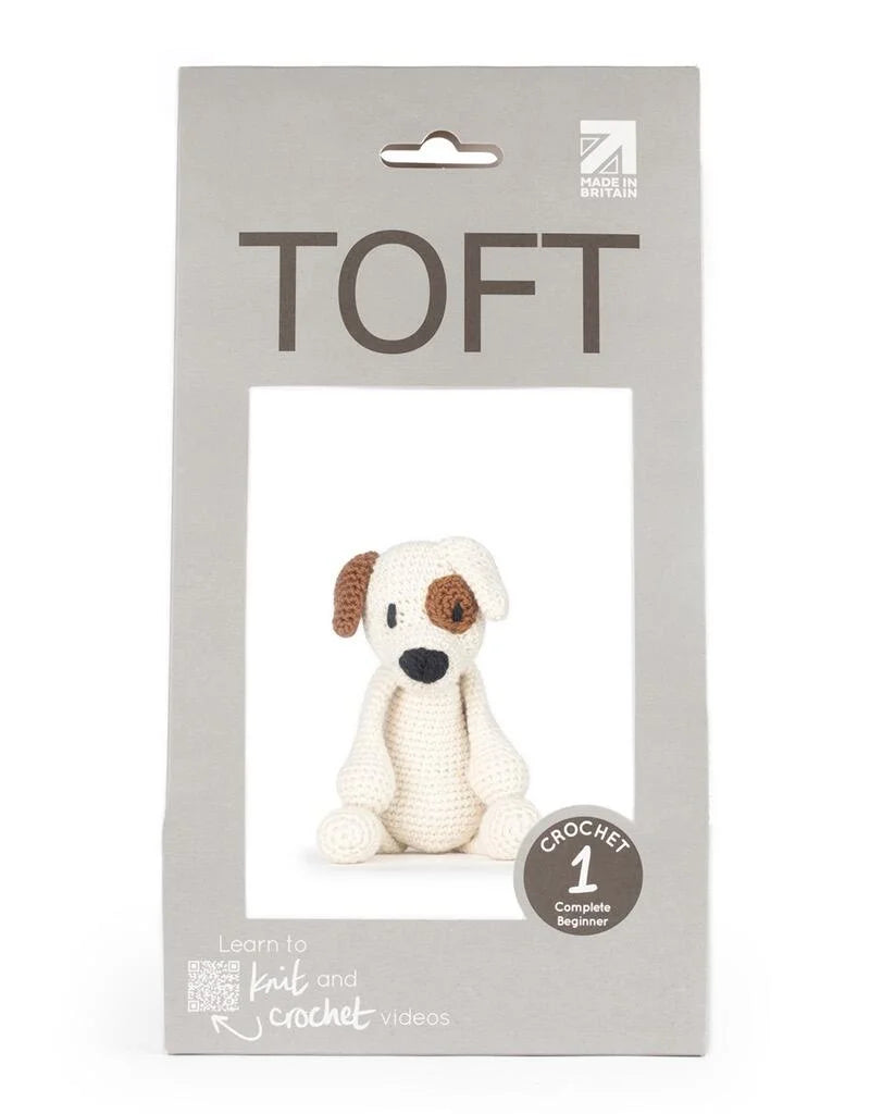TOFT Crochet Kit - Tucker the Jack Russel
